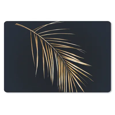 Produktbild von MuchoWow® Mauspad Mousepad Pflanzen - Gold - Schwarz - Blätter - Luxus 27x18 cm - Mousepads - Maus Mat - Pad - Mausunterlage - Büroartikel - Desk Matten
