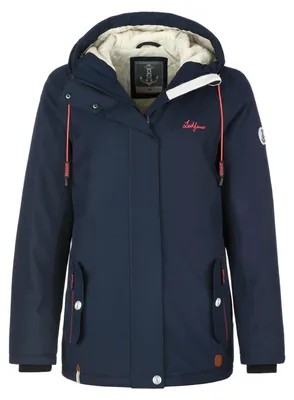 Produktbild von Leitfeuer Damen Funktionsjacke mit Rautenstepp-Futter - Outdoor-Jacke wasserdicht und atmungsaktiv in Dunkelblau Größe 38