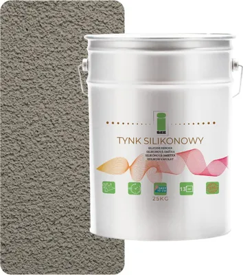 Produktbild von Silikon-Flachputz für Fassaden, Warmgrau, 1,5 mm, 25 kg, 214 Farben