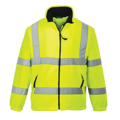 Produktbild von Portwest F300 Warnschutz-Fleece-Jacke mit Netzfutter Yellow Gr. XL