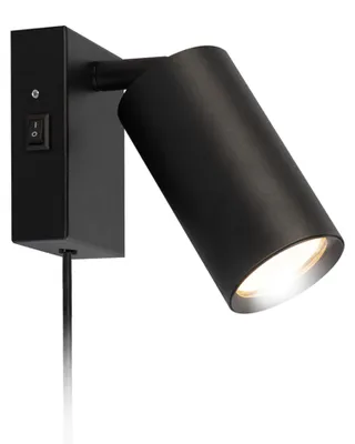 Immagine prodotto di Lampada a parete 1xGU10 nero CELE SOLIGHT WO3002-B