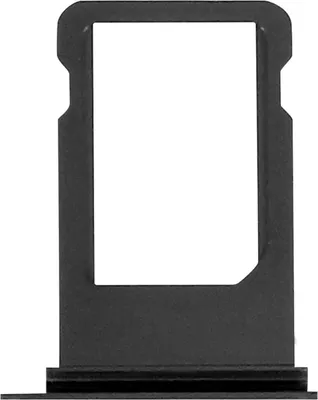 Image de Porte-carte SIM de rechange pour iPhone 8 / SE 2020 / SE 2022 - Noir