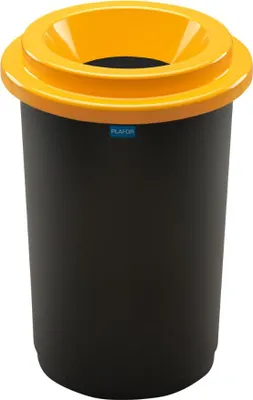 Image de Plafor Eco poubelle 50L - Recyclage - Jaune