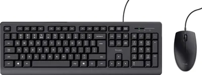 Image de TRUST Trust TKM-250 clavier Souris inclus Bureau USB QWERTZ Allemand Noir