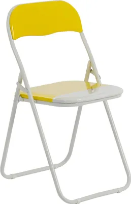 Produktbild von Farbiger gepolsterter Klappstuhl von Harbor Housewares – Gelb