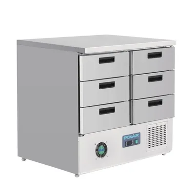 Produktbild von Polar Serie G Kühltisch Mit 6 Schubladen 240L