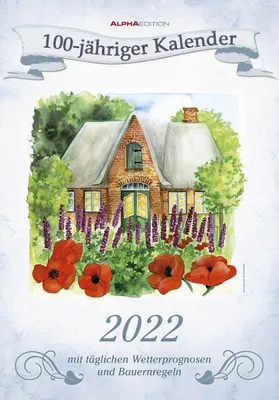 Produktbild von 100-jähriger Kalender 2022 - Bildkalender 24x34 cm