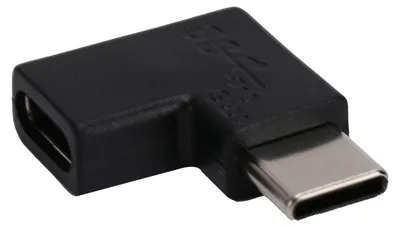 Obrázek produktu pro Adaptér s 90stupňovým konektorem USB-C na konektor, podpora rychlosti 10 Gbit/s, rychlonabíjecí port USB 3.2