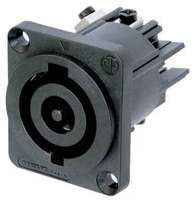 Produktbild von NEUTRIK® powerCON®, 3-pol , Kunststoff-, Schraubkontakt-Einbaustecker, versilberte(r) Kontakt(e), speziell, schwarz