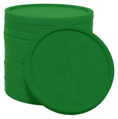 Obrázok produktu pre CombiCraft Blank mince / Spotrebné mince Tmavozelená - Ø29mm - 100 kusov