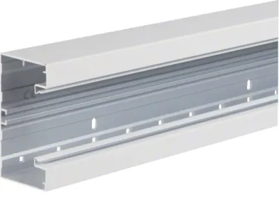 Zdjęcie produktu dla Hager BRA6513019016, Sztywne korytko na kable, 2 m, Aluminium, Biały