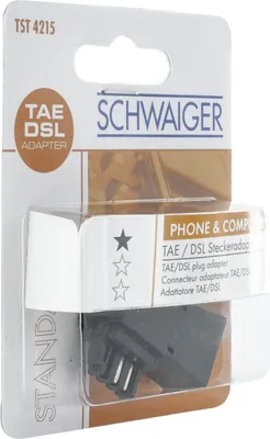 Produktbild von Schwaiger Steckeradapter TAE-F Steck.RJ45 Buchse
