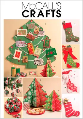 Produktbild von McCalls Schnittmuster M5778 "Weihnachtsdekoration"