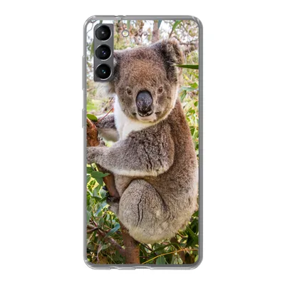 Produktbild von MuchoWow® Handyhülle Schutzhülle Hülle für Samsung Galaxy S21 Plus Koala - Baum - Blätter - Kinder - Jungen - Mädchen Silikon Softcase Handy Hülle - Handy-Tasche