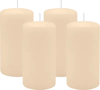 Produktbild von 4er Set Adventskranzkerzen Vanilla Bisquit Ø 60 x 100 mm