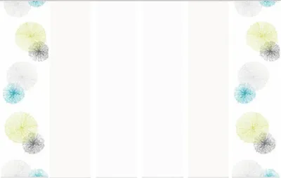 Produktbild von Schiebegardine 6er-Set Scoppio grün 60x245 cm