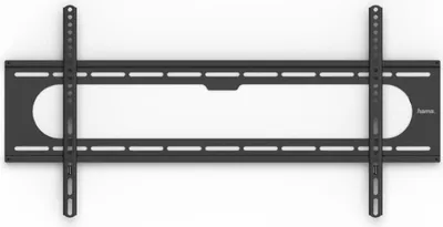 A black TV wall mount is shown against a white background.
