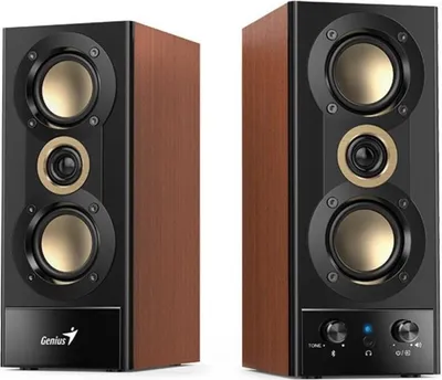 Zdjęcie produktu dla Głośniki komputerowe Genius SP-HF800BT, 20W, Bluetooth, drewno