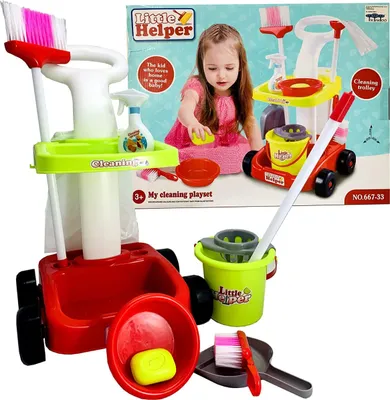 Obrázek produktu pro Tg59969 Úklidová Sada Vozík Dětské Příslušenství Mop