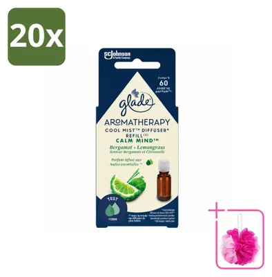 Obrázek produktu pro 20 kusů náplně do aromaterapeutického difuzéru Glade Calm Mind - 17,4 ml - výhodný balení