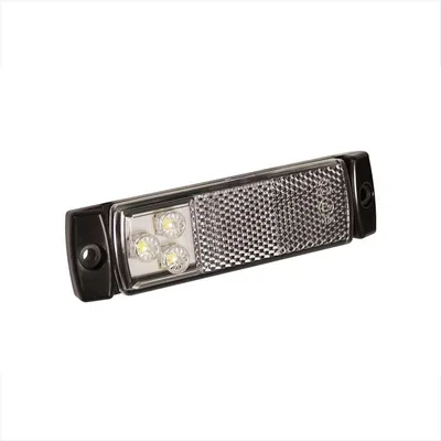 Productafbeelding van Markeerlamp 12/24V, wit, 126 x 30 mm, LED, verpakt in blisterverpakking