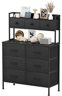 Produktbild von Multifunktionale Kommode - Aufbewahrungsschrank - 9 Schubladen - 85 × 35 × 130 cm