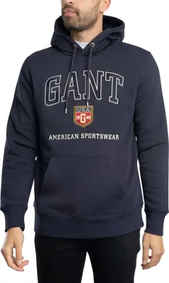 Produktbild von GANT Grafik Pullover Hoodie, Blau L