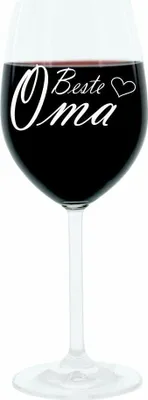 Immagine prodotto di Leonardo Weinglas 400 ml, Beste Oma, Geschenk Stimmungsglas mit lustiger Gravur, Moodglas, 22 cm