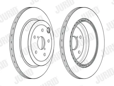 Produktbild von 2x JURID Bremsscheibe 563108JC für SUBARU IMPREZA Schrägheck (GR GH G3) 63 3mm