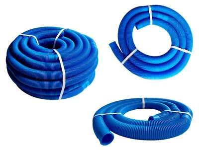 Produktbild von Schwimmbadschlauch 38mm blau (25 Meter)