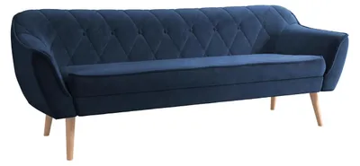 Produktbild von MIRJAN24 Sofa Skand 3, Polstersofa mit Wellenfeder, Holzfüße, Wohnzimmer Kollektion (Farbe: Kronos 09)