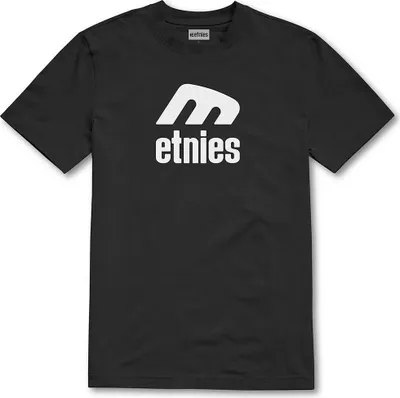Productafbeelding van Etnies Icon E T-shirt met korte mouwen, zwart, maat L, voor heren, kleur zwart, maat L
