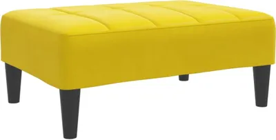 Produktbild von Fußhocker Gelb 77x55x31 cm Samt