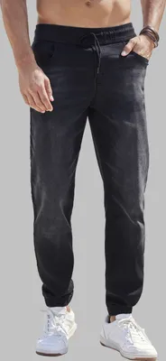 Produktbild von JOHN DEVIN Jogger Pants Jogg Pants black-denim Größe L
