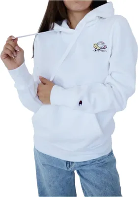 Produktbild von Champion Sweatshirts Wmns City Snack Organic Baumwolle Blend Hoodie, 114694WW007WHT, Größe: 158