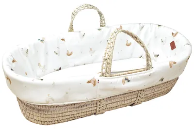 Image de Ensemble complet de couffin Gallina - TU - Beige naturel | par SEVIRA KIDS
