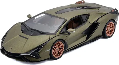 Image de BBurago 18-21099 - Voiture miniature - Lamborghini Sian FKP 37 (verte, échelle 1:24)