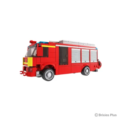 Produktbild von Schäfer Toy Company GmbH BRIXIES Plus Löschfahrzeug / Fire engine