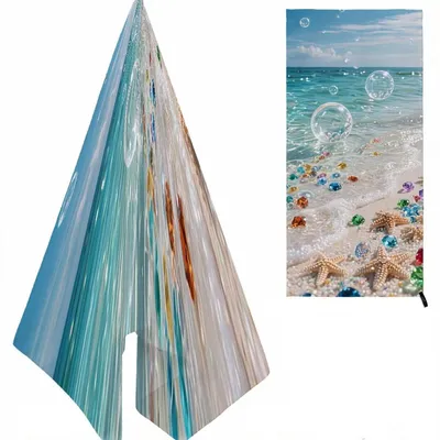 Immagine prodotto di Asciugamano da spiaggia in microfibra, grande, per adulti