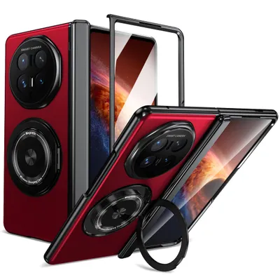 Produktbild von Handyhülle + 9H Schutzglas + Magnet Ring Honor Magic V6 5G PC / Alu Full Cover