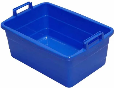 Produktbild von LOCKWEILER Wanne eckig 62 cm/45 l blau L30061