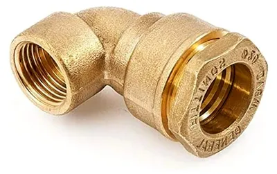 Produktbild von Messing PE-Winkel 40 mm 1 1/4" IG