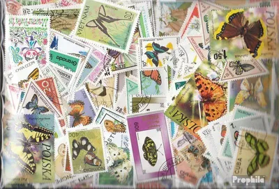 Produktbild von Briefmarken Motive 1.000 verschiedene Schmetterlinge Marken