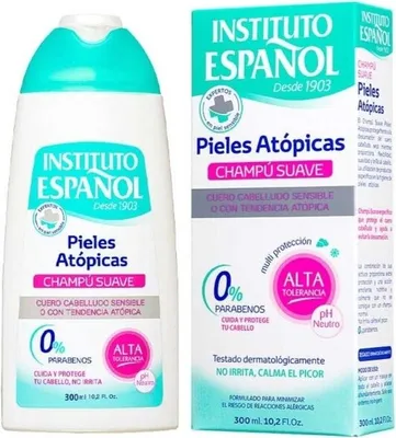 Produktbild von Instituto Español 8411047108321, 300 ml, Shampoo, Frauen, Ernährung, Schutz, Beruhigend, Flasche, Aqua (water), Disodium cocoamphodiacetate, Cocamidopropyl betaine, Disodium laureth...
