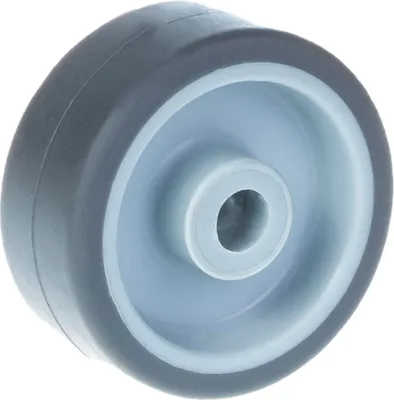 Obrázok produktu pre 50 mm koleso so sivou TPR-gumou na polypropylénovom strede