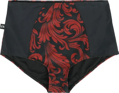 Produktbild von Black Premium by EMP Damen schwarz/rote Highwaist Bikinihose M