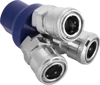 Obrázok produktu pre 12 mm pneumatická hadica Pneumatická 3-cestná zásuvka Rýchlospojky 1/4" BSPT