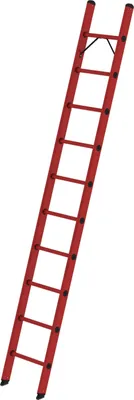 Produktbild von Sprossen-Anlegeleiter GFK ohne Traverse 10 Sprossen