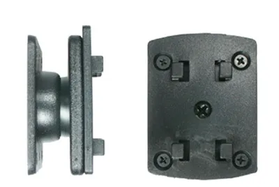 Produktbild von Brodit Zubehör 215058 Montageplatte mit Richter-Adapter, mit Dreh- und Kippgelenk