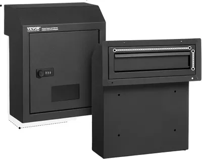 Image de Porte-clés pour clés de porte, plaque en acier lourd, serrure à combinaison, noir